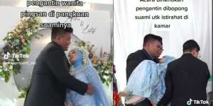Viral Pengantin Wanita Pingsan di Pelukan Suami, Ternyata Ini Penyebabnya