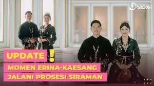 Momen Erina-Kaesang Jalani Prosesi Siraman 