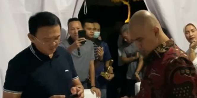 Potret Pertemuan Ahmad Dhani dan Ahok: Dulu Berseteru Kini Bertemu Seperti Kawan Lama