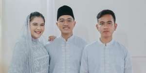 Kaus Gibran Saat Fitting Beskap Bergambar Inul dan Adam, Warganet Auto Zoom