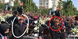 Viral Paspampres di Kirab Pernikahan Kaesang dan Erina Mirip Sehun EXO, Warganet: Serasa Bisa Digapai