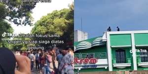 Mirip Adegan Drakor, Penampakan Sniper di Atas Gedung Saat Kirab Kaesang-Erina Dibilang DOTS versi Kearifan Lokal