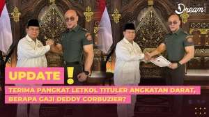 Terima Pangkat Letkol Tituler Angkatan Darat, Berapa Gaji Deddy Corbuzier?