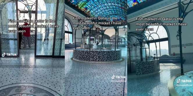 Viral! Pasar Ikan di Qatar Bangunan dan Suasananya Malah Mirip Hotel Bintang Lima, Bikin Emak-Emak Auto Betah Berkeliling Belanja