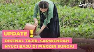 Dikenal Tajir, Sarwendah Nyuci Baju di Pinggir Sungai