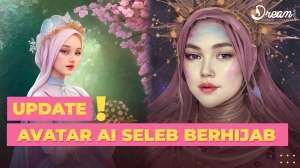Tampilan Avatar AI Seleb Berhijab, Dinda Hauw Bikin Melongo!
