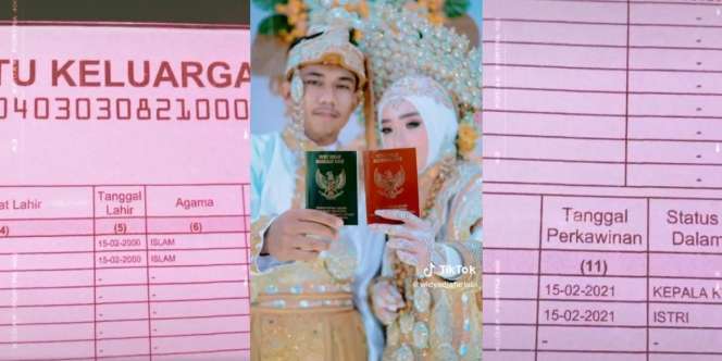 Definisi Jodoh yang Sesungguhnya! Tanggal Pernikahan Sampai Hari Lahir Pasangan Pengantin Ini Semuanya Sama