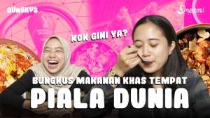 Bungkus Makanan Khas Tempat Piala Dunia