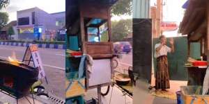 Pembeli Heran Mau Pesan Sate tapi Warung Sepi, Saat Tengok ke Belakang Terharu Lihat Penjualnya Tengah Sholat