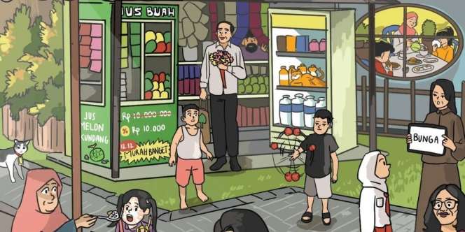 Al Nahyan Bersinglet hingga Soleh si Kucing Kantor Pajak Eksis di Poster Ucapan Hari Ibu Jokowi