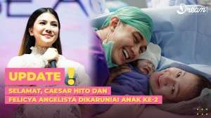 Selamat, Caesar Hito dan Felicya Angelista Dikaruniai Anak ke-2