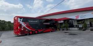 Potret Bus Mewah Juragan99 Trans, Hanya Berisi 11 Penumpang, Kamarnya bak Apartemen!