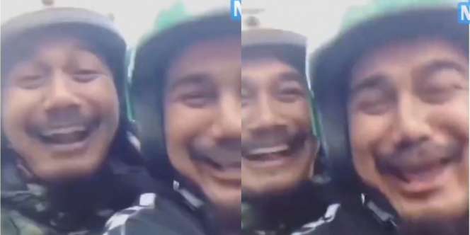 Ngakak Abis, Momen Penumpang Lihat Driver Ojol Mirip Wajahnya