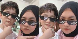 Kata Fans Foto Rafathar Rebahan dari Samping Ini Bikin Wajahnya Mirip Oppa Korea