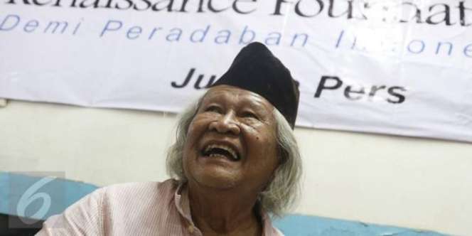 Penyebab Budayawan Ridwan Saidi Meninggal Dunia