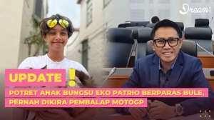 Potret Cannavaro Adrevi Anak Bungsu Eko Patrio Berparas Bule, Pernah Dikira pembalap MotoGP
