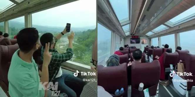 Potret Mewah Kereta Panoramic yang Lagi Viral, Berasa di Eropa