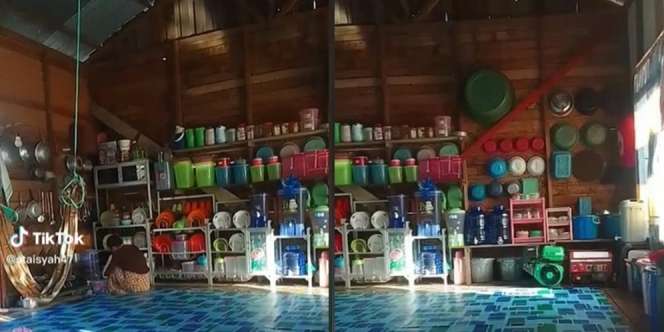 Potret Dapur di Rumah Panggung Ini Bikin Melongo, Rapi Banget Auto Betah!