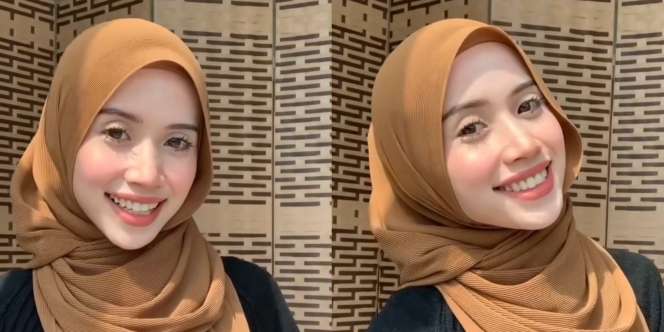 Style Kerudung Loose dengan Pashmina Pleated, Tampilan Meleyot yang Bikin Ilusi Tirus