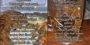 Istri Hamil Kelaparan Tengah Malam, Suami Malah Larang Makan, Alasannya Bikin Elus Dada
