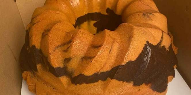 Sambut Sore yang Hujan dengan Menyantap Kelezatan Marble Cake Spesial
