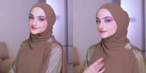 Trik Styling Pashmina Simpel Menutup Dada, Tetap Cantik dan Stylish