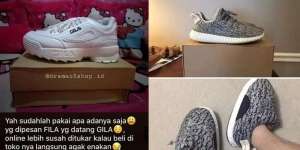 Momen Apes Beli Sepatu di Online Shop, Terlihat Manis di Deskripsi Bikin Emosi Pas di Kaki