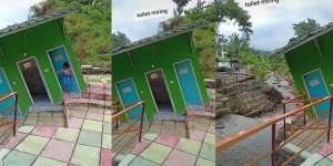 Viral Desain Toilet Umum Miring di Tempat Wisata Ini Bikin Bingung Pengunjung