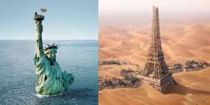 Beginilah Gambaran Kondisi Dunia Setelah Kiamat Global Warming, Seram tapi Karyanya Keren