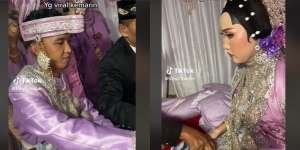 Jadi Korban Perjodohan Orangtua, Ekspresi Pasangan Pengantin Viral Ini Tuai Sorotan!