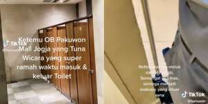 Tak Sengaja Bertemu OB Tunawicara Super Ramah di Mal Yogyakarta, Aksi Pria Ini Bikin Tersentuh