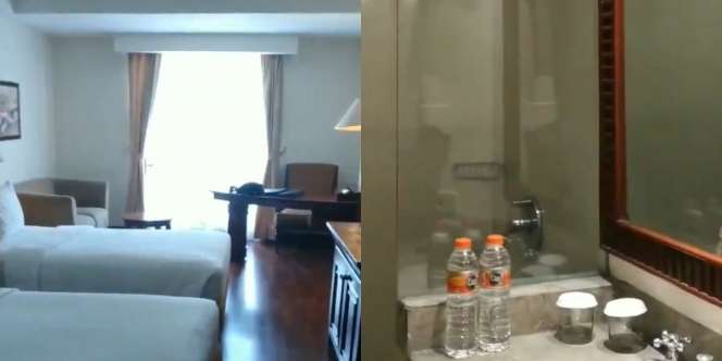 Pesan Kamar Hotel Pemandangan Swimming Pool, yang Didapat Pria Ini Justru Pool Bus Damri