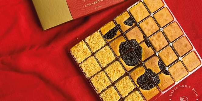 Mewah! Sajian Lapis Legit Bites Mix 3 Rasa Ini Bikin Imlek Kian Istimewa