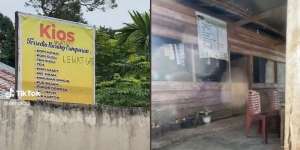 Jajan di Warung Kopi Ini Serasa Ikutan Benteng Takeshi, Pembeli Harus Lewat Selokan