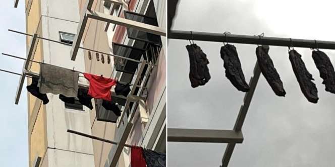 Warga Rusun Kok Gitu, Jemur Daging Babi Seenaknya, Baju Baru Dicuci Auto Cokelat Ketetesan Kecapnya