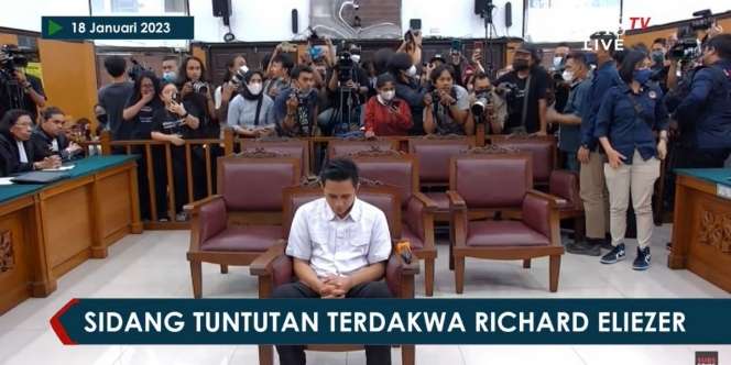 Bharada E Dituntut 12 Tahun Penjara