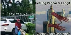 Potret Meme Kocak Editan Netizen, Hasilnya Bikin Ngakak Guling-Guling!