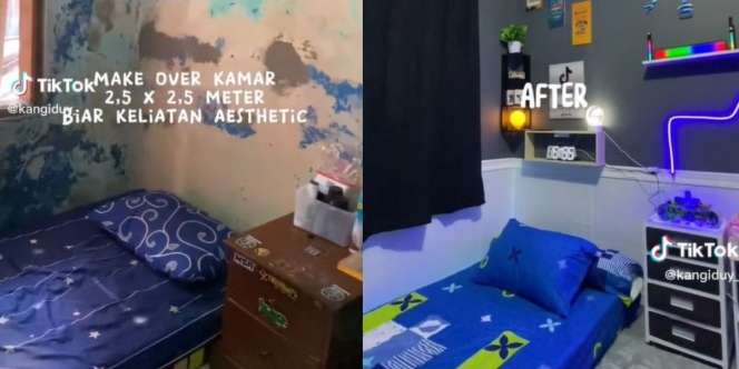 TikToker Renovasi Kamar Kumuh Jadi Bintang Lima, Transformasinya Bikin Warganet Mupeng
