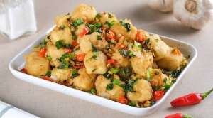 Crispy Tofu Pedas, Bikin Tambah Nasi Berkali-kali