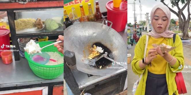 Gadis Ini Beli Nasi Goreng Porsinya Cuma 1 Sendok, Abang Penjualnya Sampai Kabur, Endingnya Tak Terduga