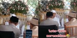 Momen Pak Penghulu Terganggu Saat Pimpin Akad Nikah: Lato-Lato Diam, Berisik!