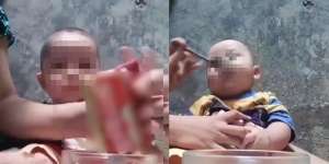Viral! Seorang Ibu Tega Kasih Minum Kopi Saset ke Bayi Umur 7 Bulan, Alasannya Bikin Elus Dada
