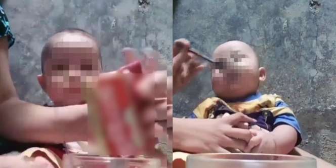 Viral! Seorang Ibu Tega Kasih Minum Kopi Saset ke Bayi Umur 7 Bulan, Alasannya Bikin Elus Dada