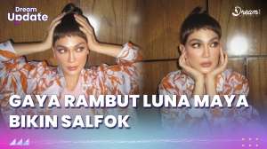 Gaya Rambut Luna Maya Bikin Salfok