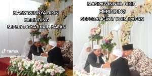 Viral Pernikahan di Lombok, Pengantin Wanita Mau Mahar Seperangkat Kain Kafan, Alasannya Bikin Terenyuh