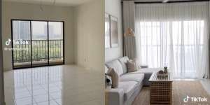 Potret Apartemen Biasa Direnovasi Jadi Hunian Super Estetik, Hasilnya Bikin Takjub!