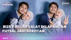 Rizky Billar Salat di Lapangan Futsal jadi Sorotan