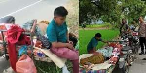 Bocah SD Tempuh 115 Km dengan Becak Butut Demi Kesembuhan Ayah, Kisahnya Bikin Menangis