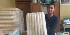 Hidupkan Bisnis Ayah yang Vakum 9 Tahun, Omzet Pria Penjual Cone Ice Cream Cicipi Omzet Rp300 Juta Sebulan