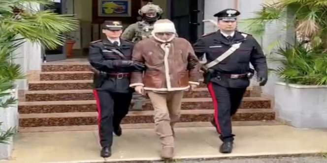 Penangkapan Penjahat di Awal Tahun, Bos Mafia Buronan Nomer Satu Italia